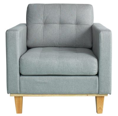 Hygena Aliso Fabric Chair - Grey.